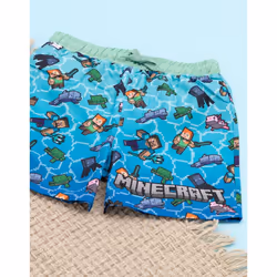 Minecraft Boys Swim Shorts - 11-12 Years, Blue