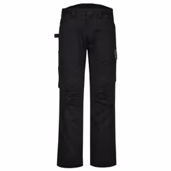 Portwest Mens PW2 Work Trousers - 36R, Black/Zoom Grey