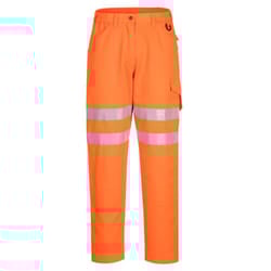 Portwest Mens Eco Friendly Hi-Vis Safety Work Trousers - 40R, Orange