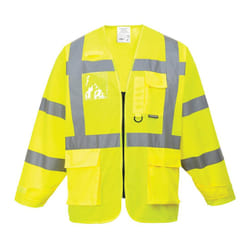 Portwest Mens Executive Hi-Vis Jacket - M, Yellow