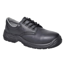 Portwest Mens Leather Compositelite Safety Shoes - 9 UK, Black