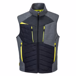 Portwest Mens DX4 Baffled Hybrid Gilet - 3XL, Metal Grey