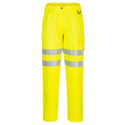Portwest Mens Eco Friendly Hi-Vis Work Trousers - 44R, Yellow