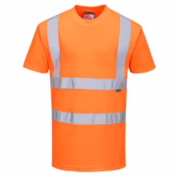 Portwest Mens Hi-Vis Safety T-Shirt - 5XL, Orange