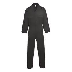 Portwest Unisex Adult Euro Cotton Work Overalls - XL, Black