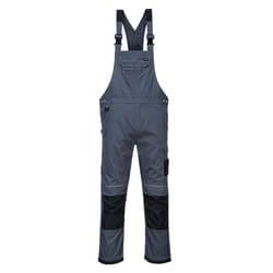 Portwest Mens PW3 Work Bib And Brace Overall - L, Zoom Grey/Black