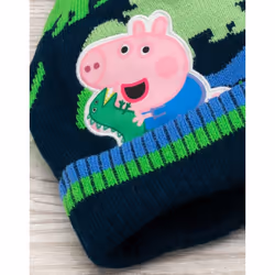 Peppa Pig Childrens/Kids George Pig Hat And Gloves Set
