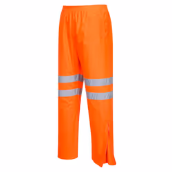 Portwest Mens Waterproof Safety Traffic Trousers - 3XL R, Orange