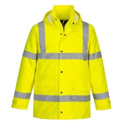Portwest Mens Hi-Vis Winter Traffic Jacket - 7XL, Yellow
