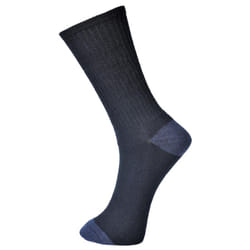 Portwest Unisex Adult Cotton Classic Socks - 6 UK-9 UK, Black