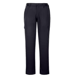 Portwest Mens Flame Resistant Molten Metal Trousers - XL R, Navy
