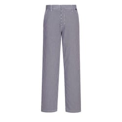 Portwest Unisex Adult Barnet Checked Chef Trousers - M, Blue