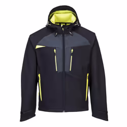 Portwest Mens DX4 Soft Shell Jacket - XS, Black