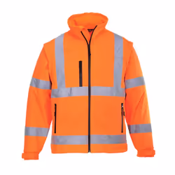 Portwest Mens 2 In 1 High-Vis Soft Shell Jacket - XXL, Orange