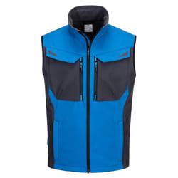 Portwest Mens WX3 Softshell Gilet - L, Persian Blue