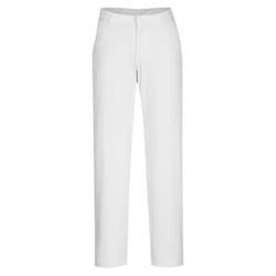 Portwest Womens/Ladies Stretch Chino Slim Trousers - 30R, White