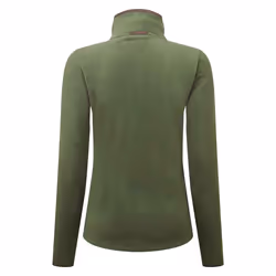 Premier Womens/Ladies Artisan Contrast Trim Fleece Jacket - M, Moss Green/Brown