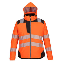 Portwest Womens/Ladies PW3 Hi-Vis Safety Jacket - XL, Orange/Black