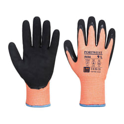 Portwest Unisex Adult A646 Vis-Tex HR Nitrile Cut Resistant Gloves - L, Orange/Black