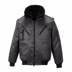 Portwest Mens Pilot Jacket - XXL, Black