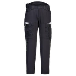 Portwest Mens DX4 Work Trousers - 48R, Black