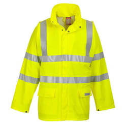 Portwest Mens Hi-Vis Sealtex Flame Hi-Vis Reflective Jacket - 5XL, Yellow