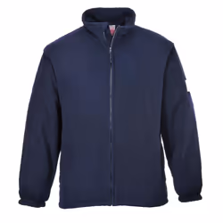 Portwest Mens Flame Resistant Fleece Jacket - XL, Navy