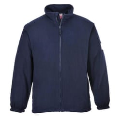 Portwest Mens Flame Resistant Fleece Jacket - XL, Navy