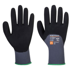 Portwest Unisex Adult A352 DermiFlex Ultra Grip Gloves - S, Grey/Black