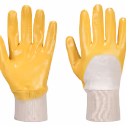 Portwest Unisex Adult A330 Lightweight Nitrile Safety Gloves - S, Yellow