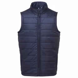 Premier Mens Recyclight Padded Gilet - XXL, Navy