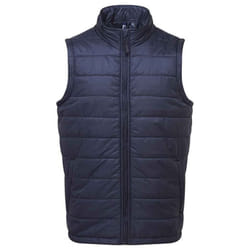 Premier Mens Recyclight Padded Gilet - XXL, Navy