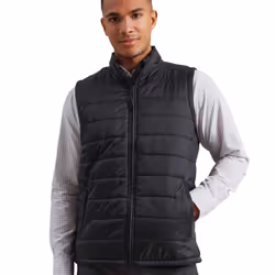 Premier Mens Recyclight Padded Gilet - XL, Black