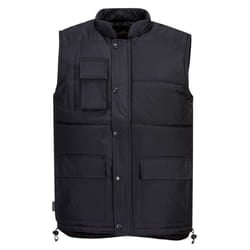 Portwest Mens Classic Body Warmer - XS, Black