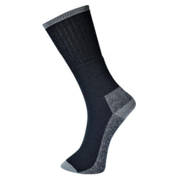 Portwest Unisex Adult Work Socks (Pack of 3) - 6 UK-9 UK, Black