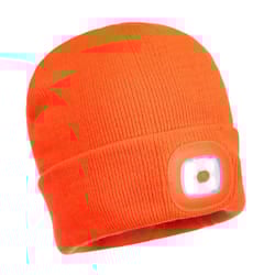Portwest Unisex Adult Rechargeable Torch Beanie - One Size, Orange
