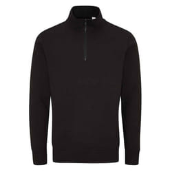 Mantis Unisex Adult Quarter Zip Sweatshirt - S, Black
