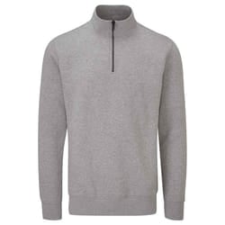 Mantis Unisex Adult Quarter Zip Sweatshirt - S, Heather Marl
