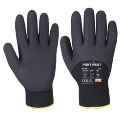Portwest Unisex Adult A146 Arctic Winter Gloves - L, Black