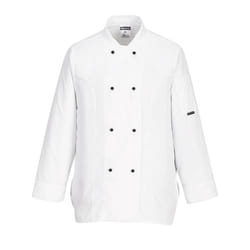 Portwest Womens/Ladies Rachel Long-Sleeved Chef Jacket - XS, White