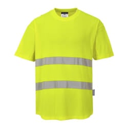 Portwest Mens Airflow Hi-Vis Comfort T-Shirt - 3XL, Yellow