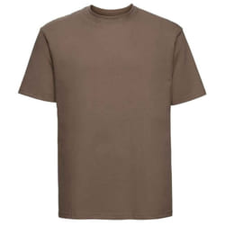 Russell Mens Ringspun Cotton Classic T-Shirt - M, Mocha