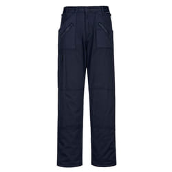 Portwest Mens Action Lined Work Trousers - XL R, Navy