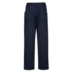 Portwest Mens Action Lined Work Trousers - S T, Navy