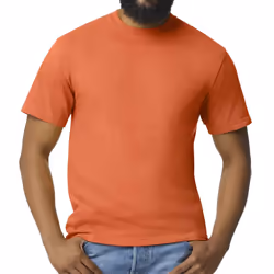 Gildan Mens Midweight Soft Touch T-Shirt - 2XL, Orange