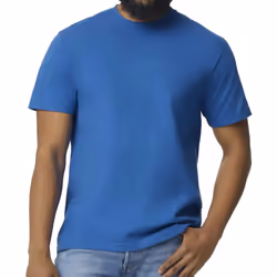 Gildan Mens Midweight Soft Touch T-Shirt - M, Royal Blue