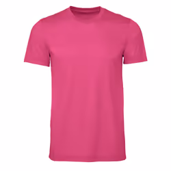 Gildan Mens Midweight Soft Touch T-Shirt - XL, Heliconia