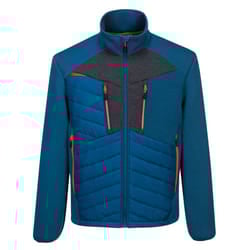 Portwest Mens DX4 Hybrid Baffled Padded Jacket - XXL, Metro Blue