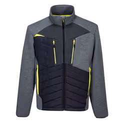 Portwest Mens DX4 Hybrid Baffled Padded Jacket - L, Metal Grey