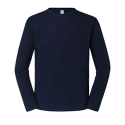 Fruit of the Loom Mens Iconic Long-Sleeved T-Shirt - L, Deep Navy